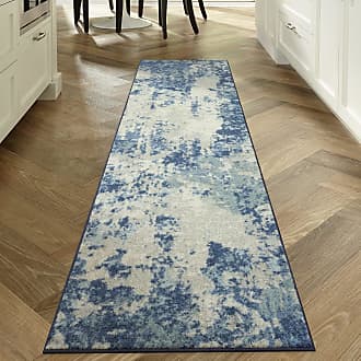 Maples Rugs Southwestern Stone 2 x 6 Distressed Style Non Skid Hallway Entry in 