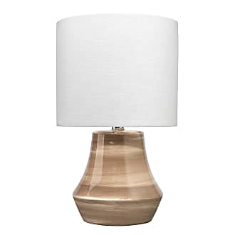 Multi Creative Co-Op 10-3/4 Round x 33-1/2H Resin Birch Branch w/Bird & Faux Fur Shade Brown & Beige Truck Ship Table Lamps 