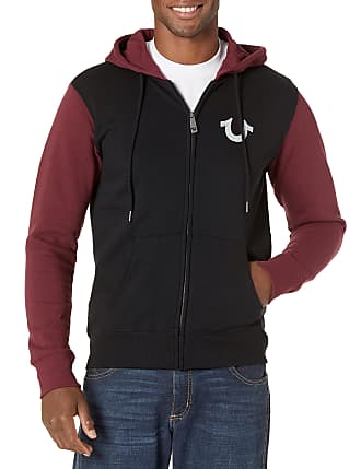 true religion jacket red and black