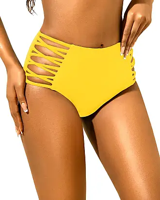  Holipick Women High Waisted Bikini Bottom Tummy