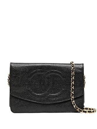 Black Chanel CC Flap Continental Wallet