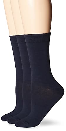 Hue Hue Womens Femme Top Crew Socks, 3 Pair Pack