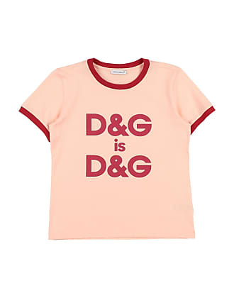 Donna Abbigliamento da T-shirt e top da T-shirt T-shirtDolce & Gabbana in Cotone di colore Rosa 