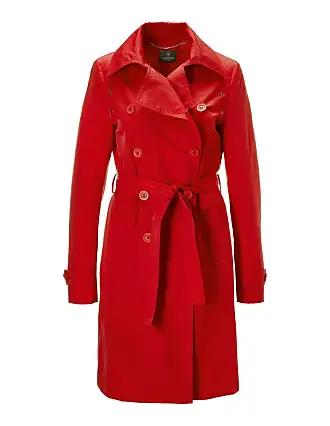 Blake Lively's red vinyl trench coat is everything | Stylight