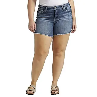 womens Plus Size Suki Mid Rise Capri Jeans, Dark Denimotion, 16 US 