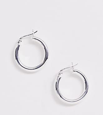 Eleusine Vintage Carved Flower Round Hoop Earrings for Women Girls Antique Silver Circle Ear Punk Jewelry 