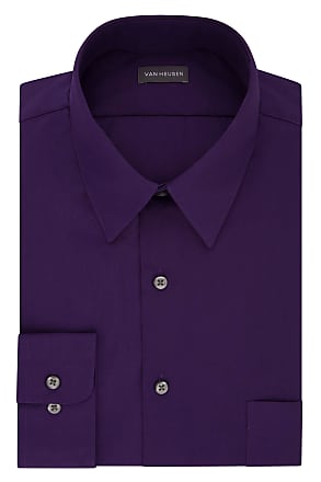 Van Heusen Van Heusen Lilac And Purple Striped Shirt Size UK Large 