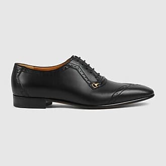 Ranger glossed-leather brogues