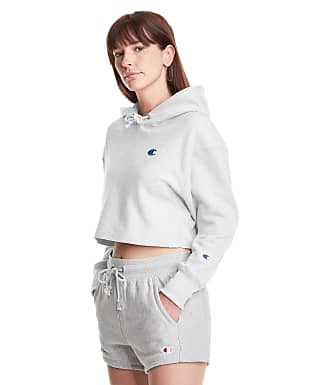 champion women's reverse weave cropped moletom com capuz