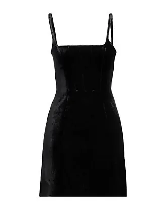 Miu Miu sweetheart-neck mini dress - Black