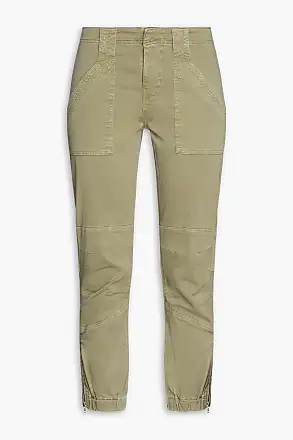 Twill tapered cargo pants