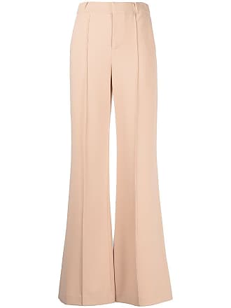 Alice & Olivia Dylan wide-leg trousers - women - PolyesterElastane/Viscose/Polyester - 2 - Brown