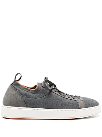Christian Louboutin Black Stretch Fabric Spike Sock Slip On Platform  Sneakers Size 40.5