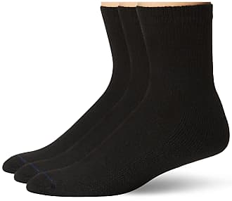 Dr. Scholls Mens 4 Pack Diabetic and Circulatory Non Binding Ankle Casual Sock, Black, Shoe Size 7-12 US