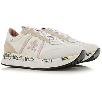 Sneaker Premiata 4518 aus Leder Weiß Schuhe Damen 
