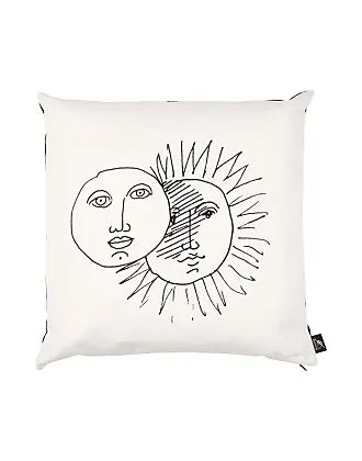 Dolce & Gabbana Small Blu Mediterraneo-print Canvas Cushion - White