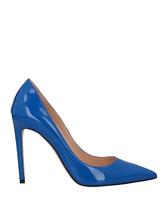 FiordiBaci tronchetto faux leather with high heel blue color