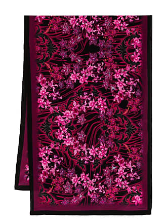 Versace Greek Key monogram-print Scarf - Pink