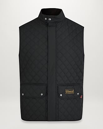 Fubotevic Mens Sleeveless British Style Checkered Stand Collar Down Quilted Jacket Waistcoat Vest