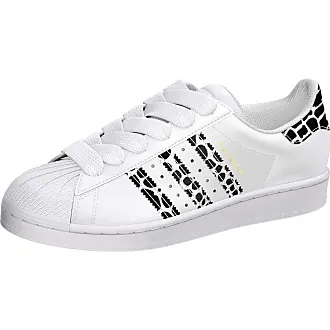 adidas Originals Tênis Feminino Superstar, Branco/Branco., 5