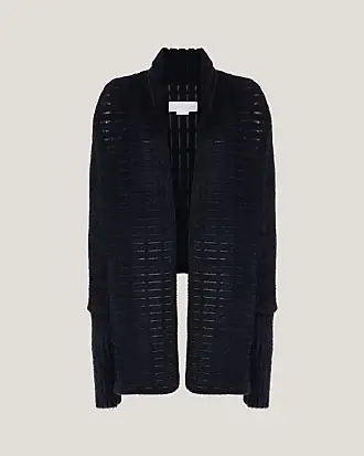 Cable Knit Cardigan for Men, Navy - AmiAmalia Luxury Knitwear