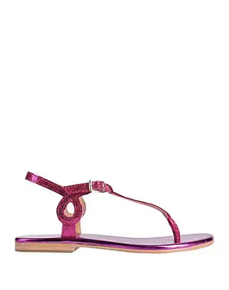 Women's Pink Strappy Sandals - up to −87%