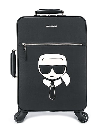 karl lagerfeld chevron luggage