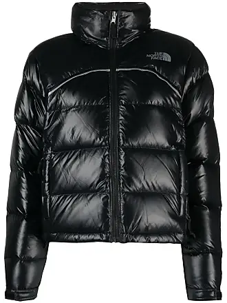 The North Face Nuptse down Jacket Short Shiny Black Jacket Women Black  Polyester