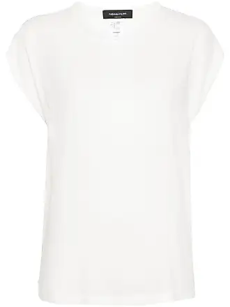 Fabiana Filippi graphic-print silk blouse - White