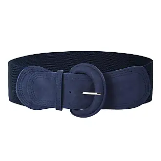  GRACE KARIN Wide Elastic Belt Women Stretch Leather