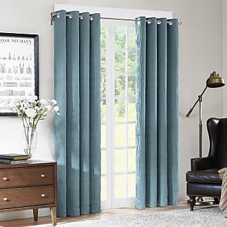 Madison Park Zuly Window Curtain, 50 by 84-Inch, Blue