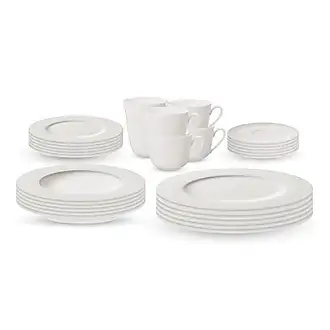 Villeroy & Boch Royal Service de table pour 6 personnes, 12 pièces,  Porcelaine Premium Bone, Blanc : Villeroy & Boch: : Cuisine et  Maison