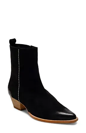 Free People Charm Double V Ankle Boot in Black