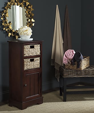 Safavieh American Homes Collection Connery Distressed Black Cabinet