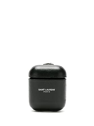 Saint Laurent logo-print Leather AirPods Pro Case - Men - Black