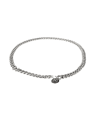 KARL LAGERFELD K/MONOGRAM CHAIN PAVE BRACELET, Silver Women's Bracelet