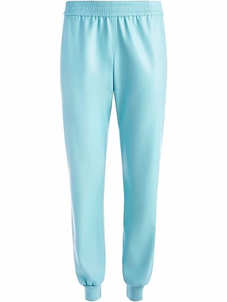 Alice & Olivia Pete tapered trousers - women - Polyurethane - L - Blue