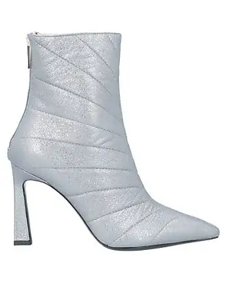 Silver booties clearance heels