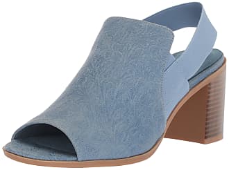 Easy Street Womens Jetson Heeled Sandal, Chambray Floral Tool, 6 N US