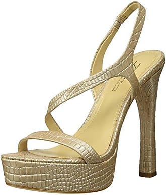 Imagine Vince Camuto Damen Prent Sandale mit Absatz, Natur, 41 EU