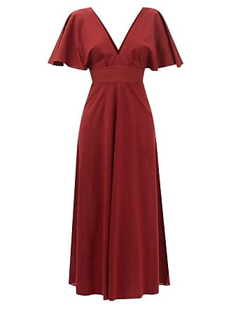 Eres Aurore Cotton-jersey Maxi Dress - Womens - Dark Red