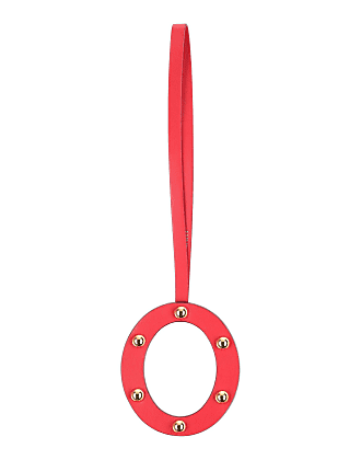 Damen Schmuck Broschen Burberry Leder Schlüsselanhänger in Rot 