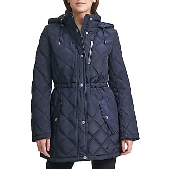 dkny women's quilted coats