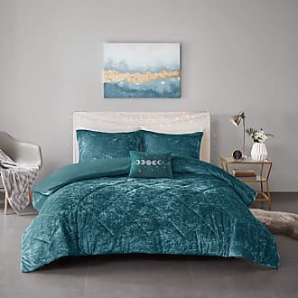 Super King Luoca Patisca Ottorina 100% Cotton Duvet Cover Bedding Set Bed Linen Reversible Turquoise