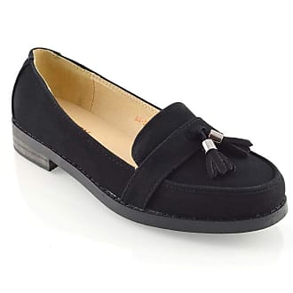ladies black loafers size 5