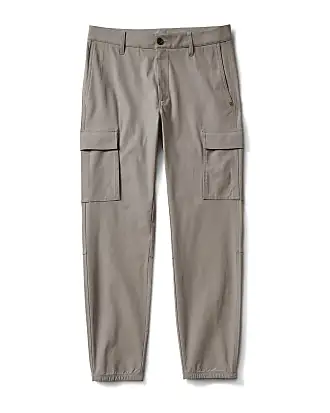No Boundaries Tapered Stretch Cargo Pants (Grey, 30x32) : : Fashion