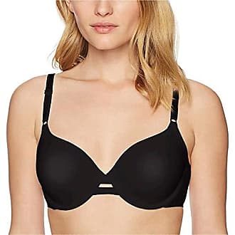 Warner's Womens Blissful Benefits Side Smoothing Underwire Bra, Black, 38C