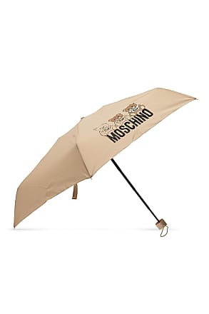 Moschino Regenschirm mit Logo-Print in Schwarz Damen Accessoires Regenschirme 