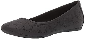 Easy Street Womens Cosmic Ballerina Slip-on with Cutouts Ballet Flat Black 6.5 N US