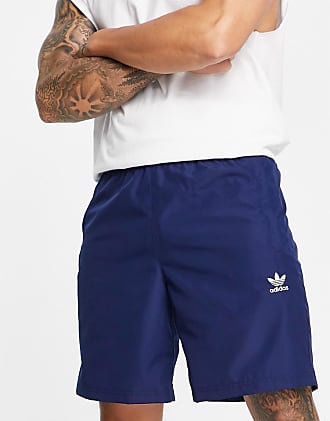 Damen Herren Bekleidung Herren Kurze Hosen Cargo Shorts adidas Synthetik Made to be Remade Rib Collar Poloshirt in Blau 